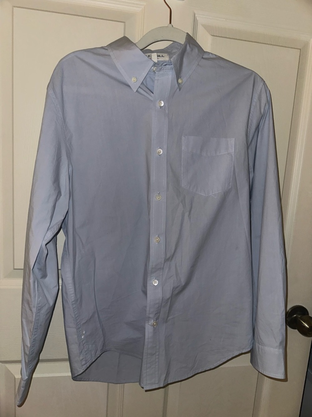 Alex Mill wash and go Light Blue Button-Down Dress Shirt - Classic Men's Shirt S